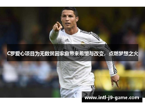 C罗爱心项目为无数贫困家庭带来希望与改变,点燃梦想之火 C罗爱心项目为无数贫困家庭带来希望与改变,点燃梦想之火